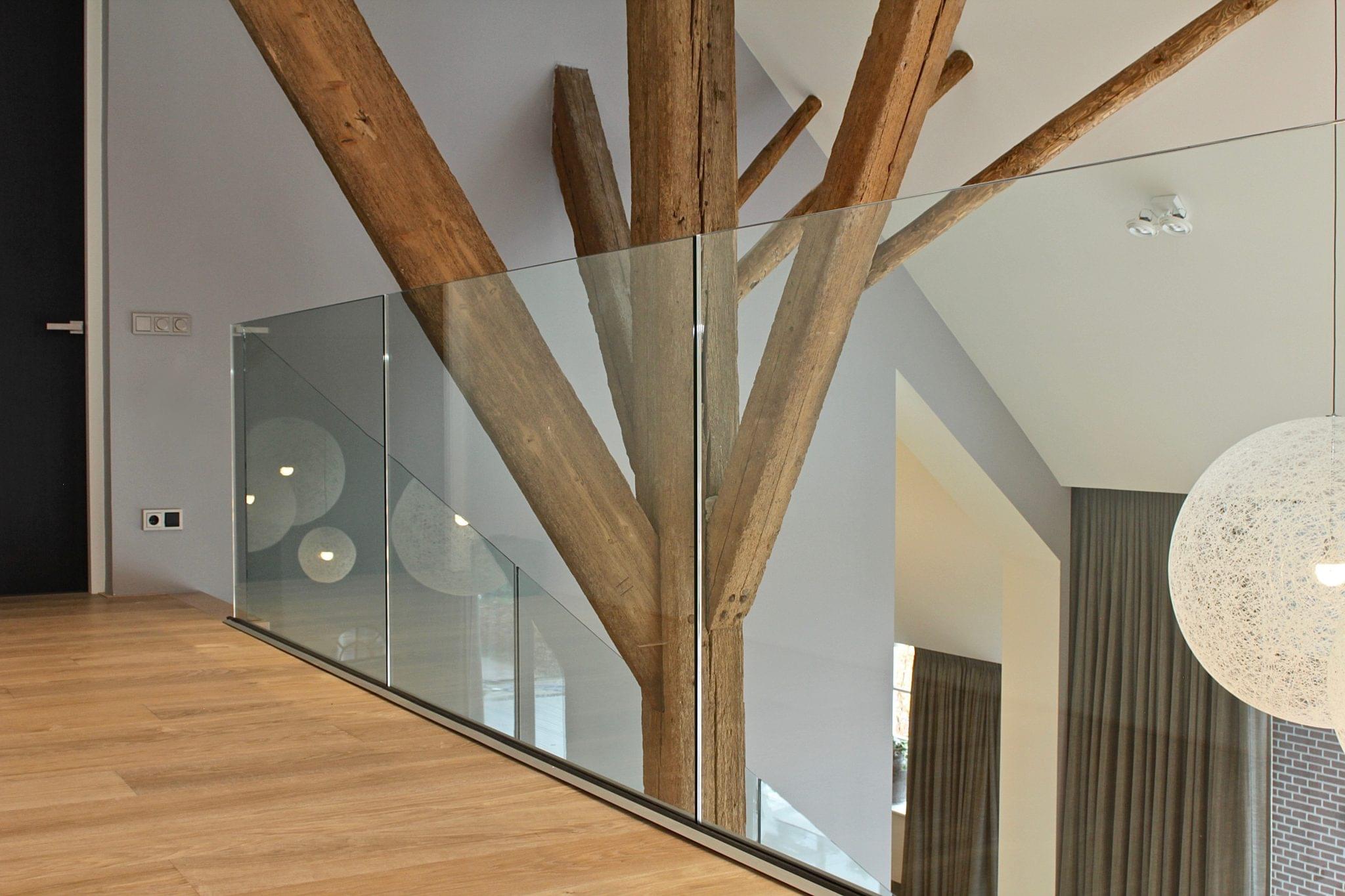 glazen balustrades
